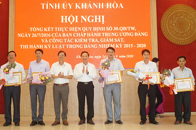 Khánh Hòa Thực hiện công tác kiểm tra, giám sát có trọng tâm, trọng điểm