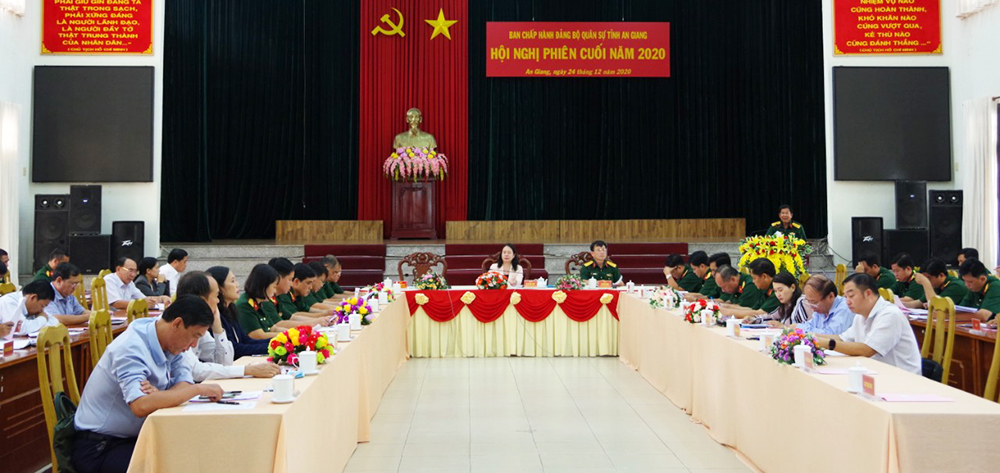 Đảng ủy Quân sự các tỉnh phía Nam tổ chức hội nghị phiên cuối năm