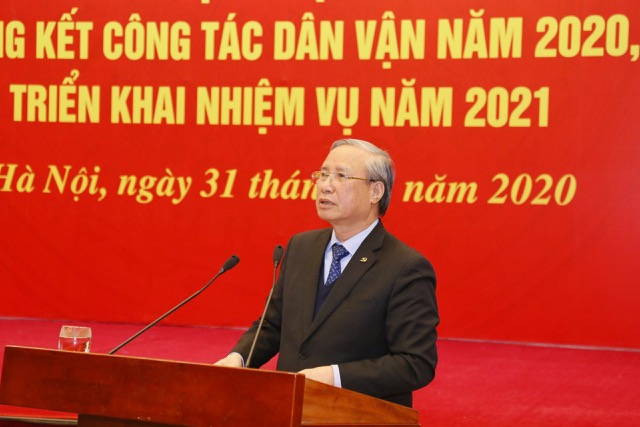 Tạo chuyển biến mạnh mẽ của các cấp ủy đảng và cả hệ thống chính trị đối với công tác dân vận