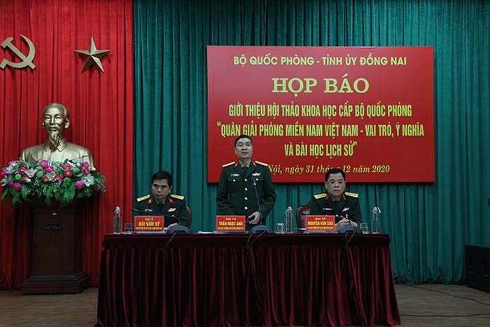 Lần đầu tiên tổ chức hội thảo cấp Bộ Quốc phòng về Quân Giải phóng miền Nam