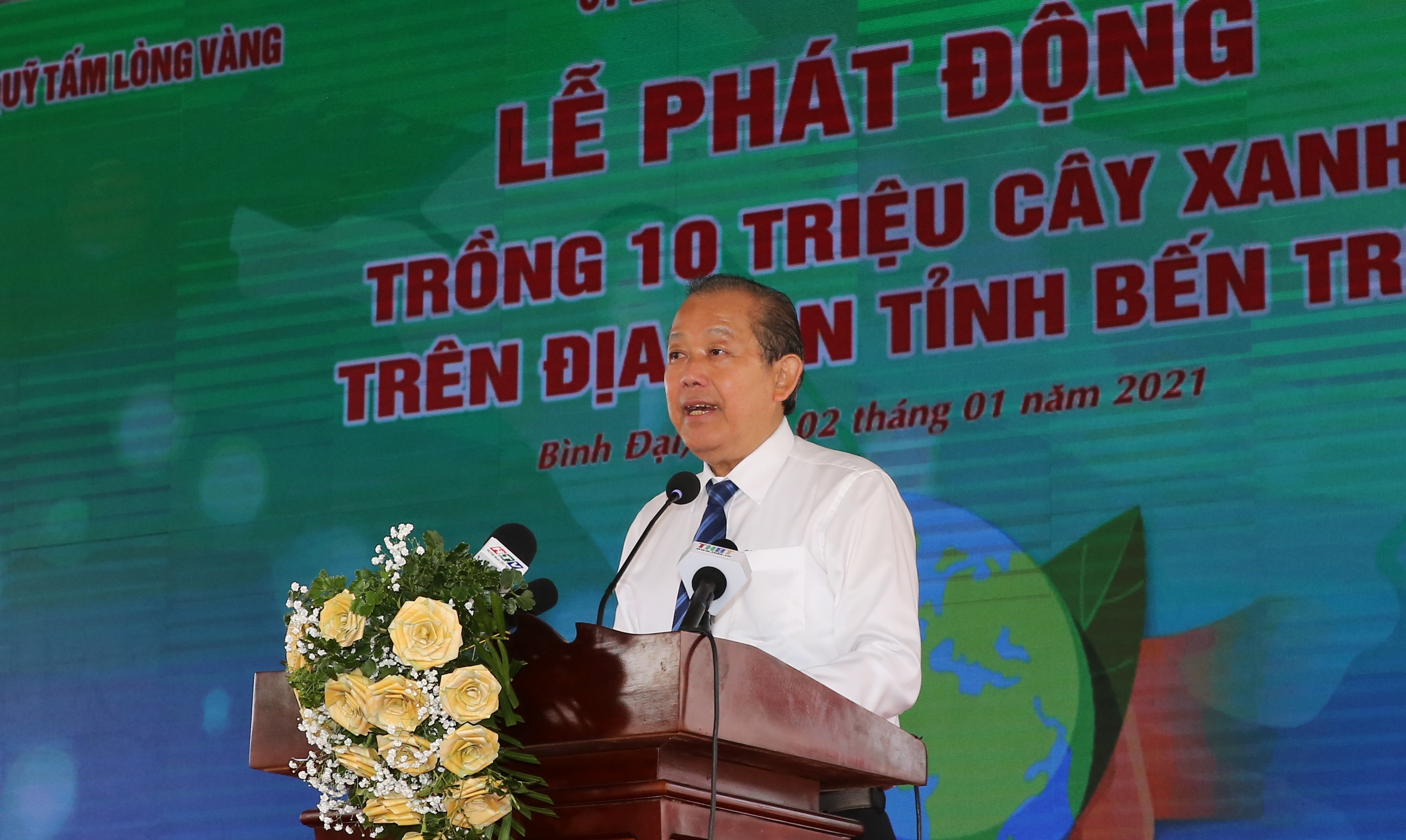 Bến Tre phát động trồng 10 triệu cây xanh