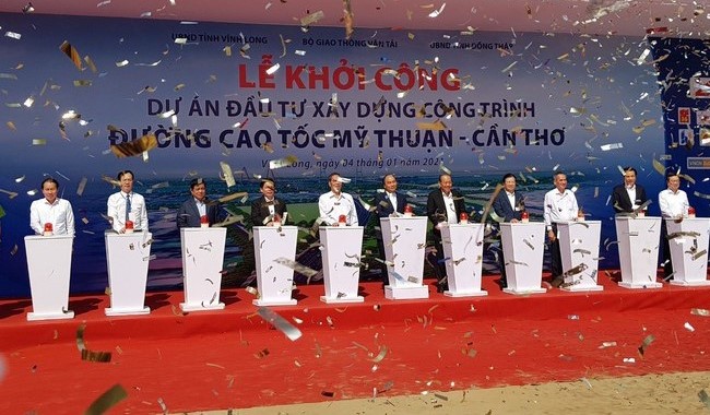 Khởi công cao tốc Mỹ Thuận - Cần Thơ