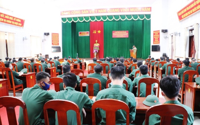 Bộ đội Biên phòng An Giang thi đua “Lập công dâng Đảng”
