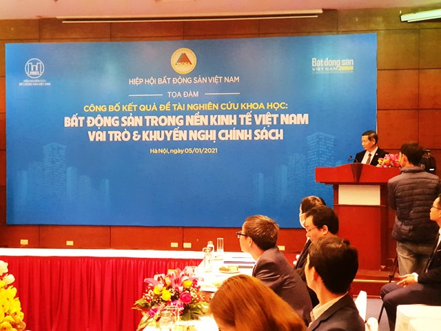 Công bố Đề tài khoa học “Bất động sản trong nền kinh tế Việt Nam – Vai trò và khuyến nghị chính sách”