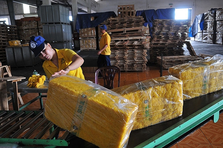 Xuất khẩu cao su năm 2020 ước đạt 2,38 tỷ USD
