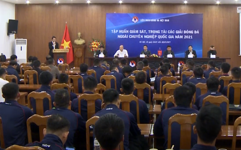 Tập huấn giám sát, trọng tài các Giải bóng đá ngoài chuyên nghiệp Quốc gia 2021