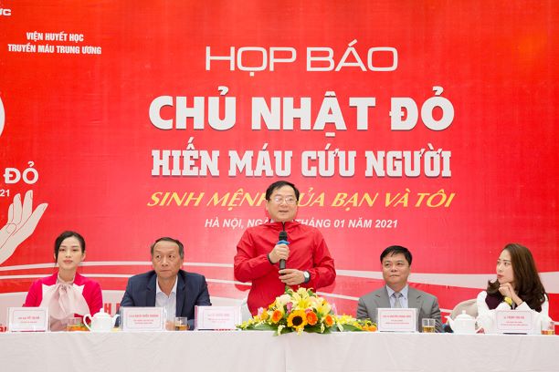 Chủ nhật Đỏ dự kiến tiếp nhận hơn 50 000 đơn vị máu trên toàn quốc