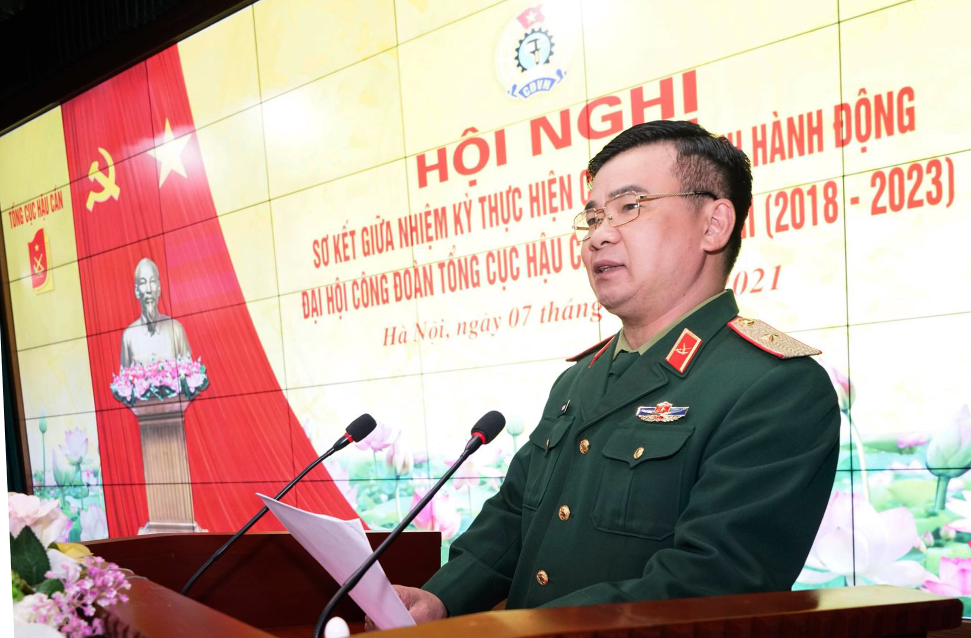 Công đoàn Tổng cục Hậu cần làm tốt công tác chăm lo đời sống người lao động