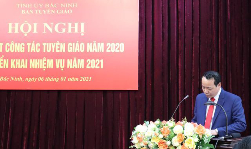 Bắc Ninh Ngành Tuyên giáo đã làm tốt nhiệm vụ chuyên môn