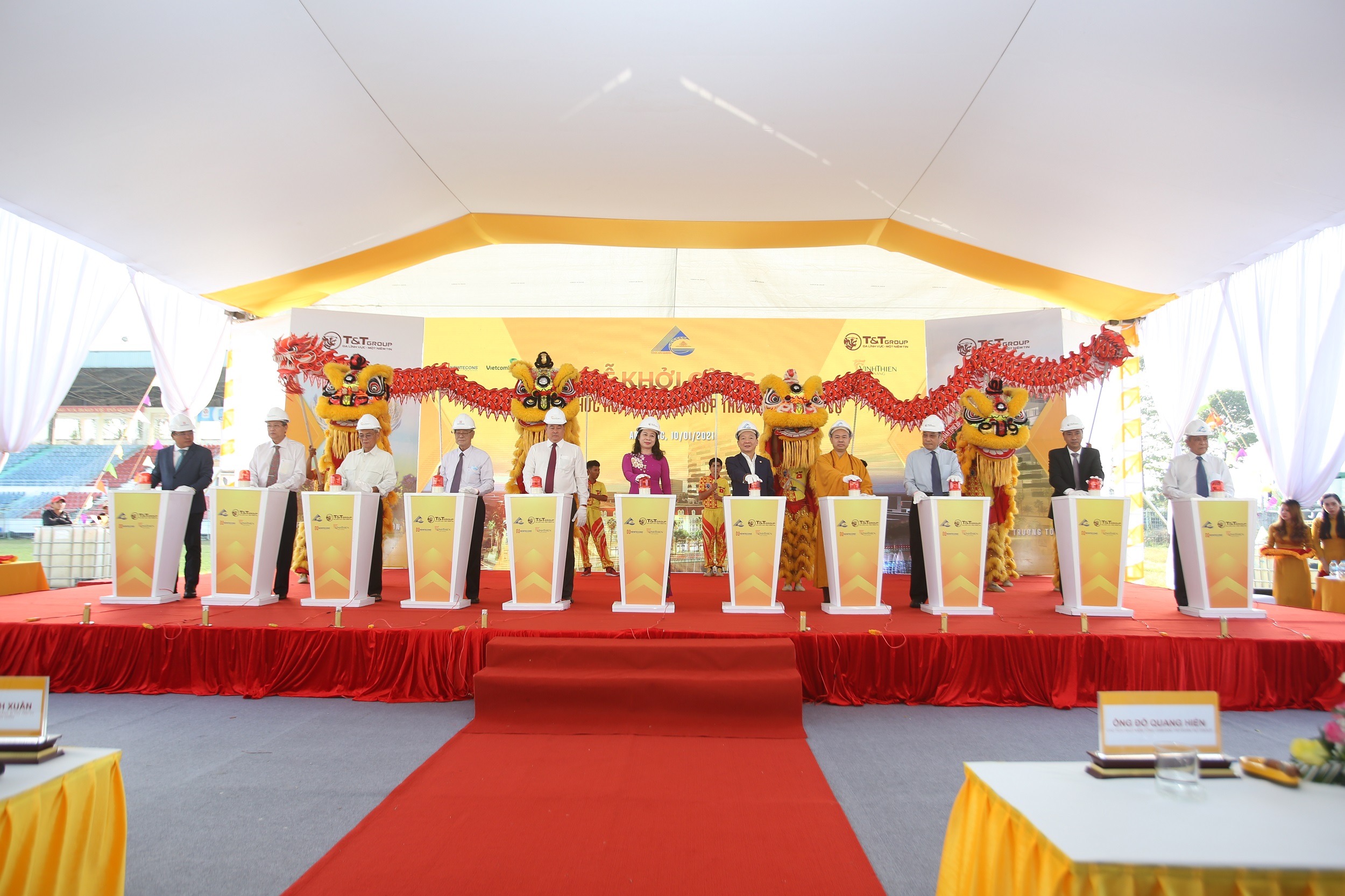 T T Group khởi công khu phức hợp nhà ở - thương mại dịch vụ tại Trung tâm TP Long Xuyên