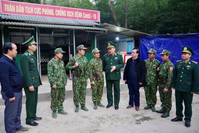 Kiểm tra việc thực hiện nhiệm vụ của Bộ đội Biên phòng Nghệ An