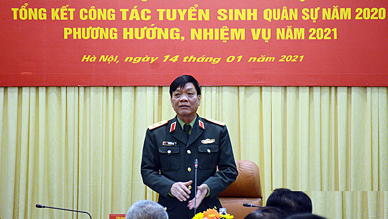 Nâng cao chất lượng đầu vào trong các trường quân đội