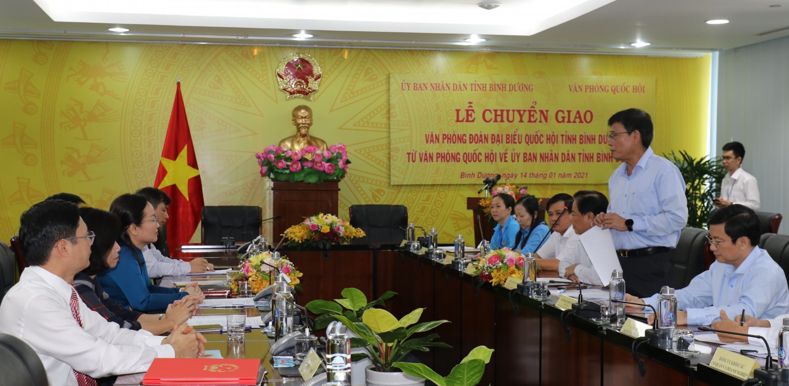 Bình Dương Chuyển giao Văn phòng đoàn đại biểu Quốc hội về UBND tỉnh