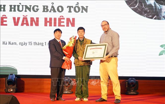 Việt Nam có thêm một cá nhân được vinh danh Anh hùng bảo tồn