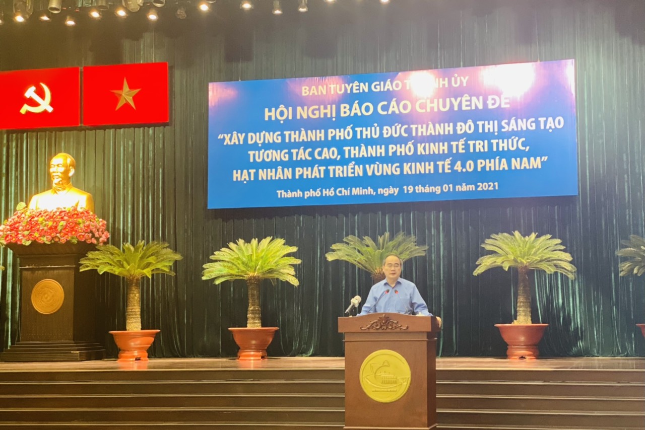 Xây dựng TP Thủ Đức thành đô thị sáng tạo tương tác cao