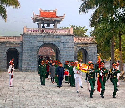 Điện Biên Đón nhận, truy điệu và an táng hài cốt Liệt sỹ quân tình nguyện Việt Nam