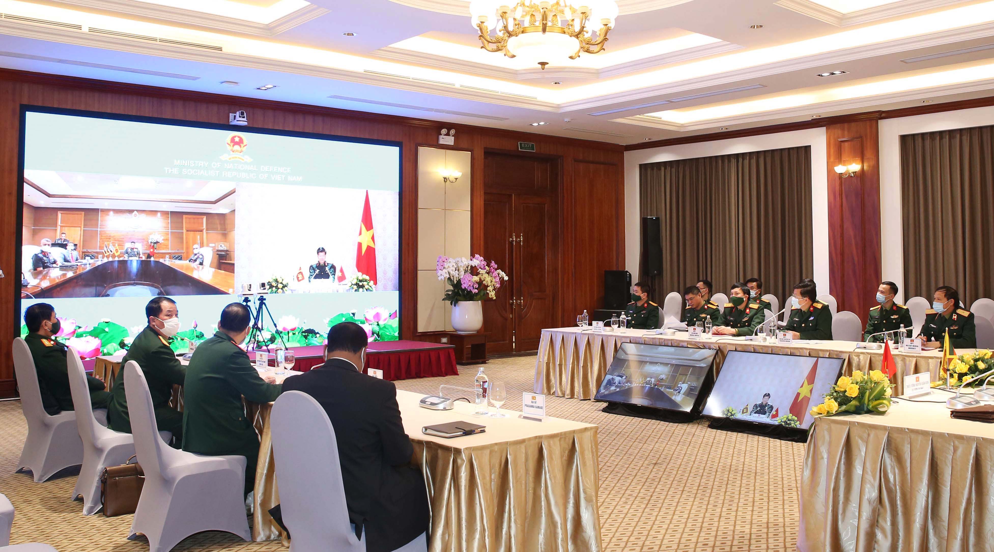 Quân y Việt Nam và Sri Lan-ca chia sẻ, hợp tác về phòng, chống dịch Covid-19