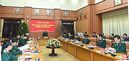 Bộ Quốc phòng triển khai nhiệm vụ tháng 2 2021