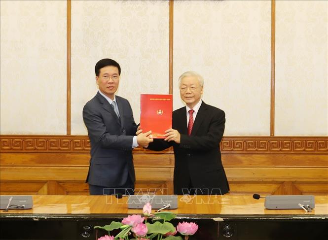 Đồng chí Võ Văn Thưởng giữ chức Thường trực Ban Bí thư Trung ương Đảng