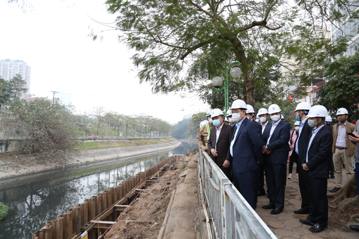 Đảm bảo tiến độ, chất lượng Dự án hệ thống xử lý nước thải Yên Xá