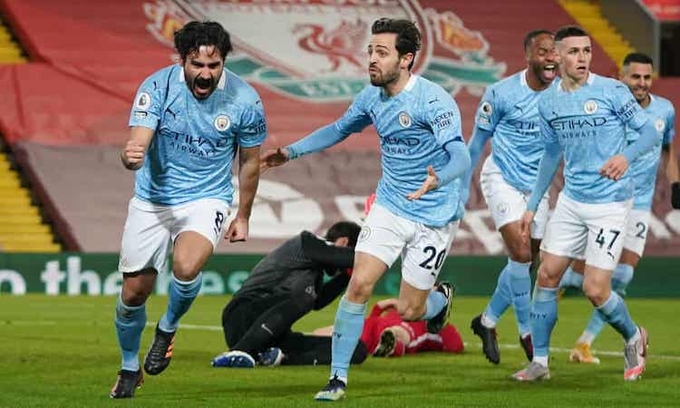 Man City tiệm cận ngôi Vua Premier League