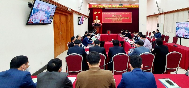 Bộ Giao thông Vận tải thông báo kết quả Đại hội Đảng toàn quốc lần thứ XIII