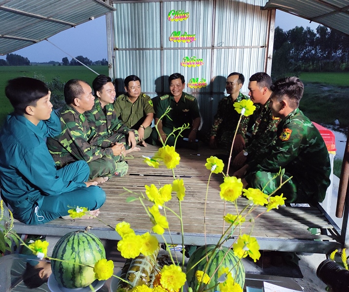 Xuân về trên biên giới