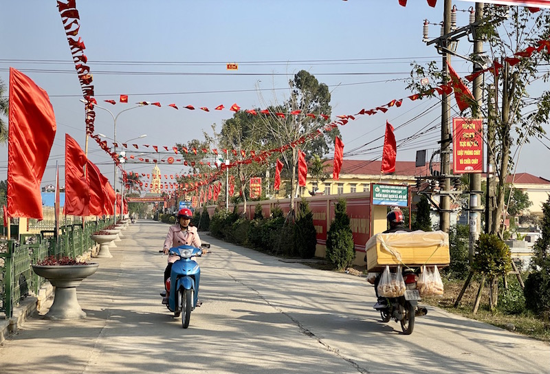 Xuân về trên vùng đất nông thôn mới Hà Nam