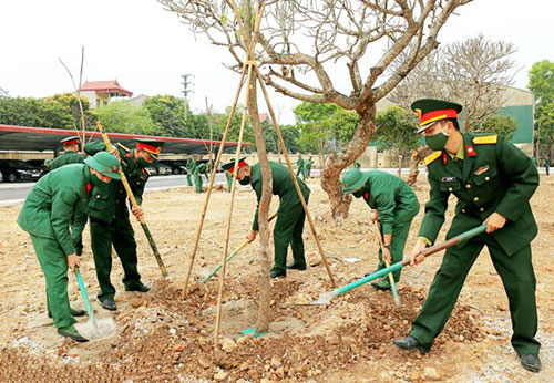 “Tết trồng cây, đời đời nhớ ơn Bác Hồ”