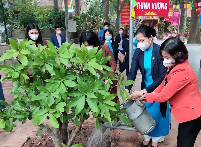 “Mỗi phụ nữ trồng một cây - Gieo mầm hạnh phúc, dựng xây nước nhà”