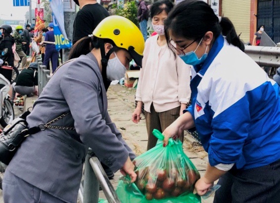 Tuổi trẻ Thủ đô hỗ trợ tiêu thụ trên 122 tấn nông sản giúp người dân Hải Dương
