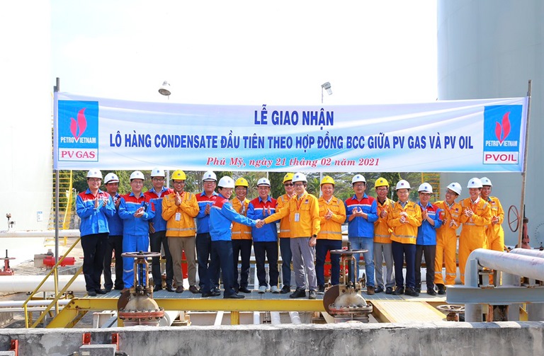 Lễ giao nhận Lô Condensate đầu tiên theo hợp đồng BCC giữa PV GAS và PVOIL