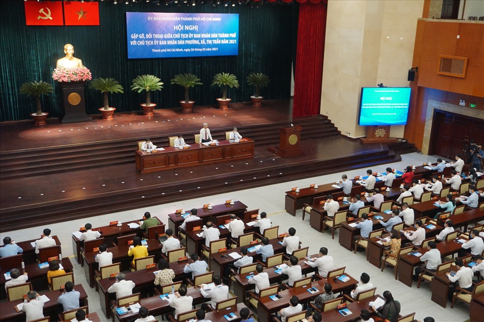 TP Hồ Chí Minh Đối thoại với 312 chủ tịch UBND các phường, xã, thị trấn