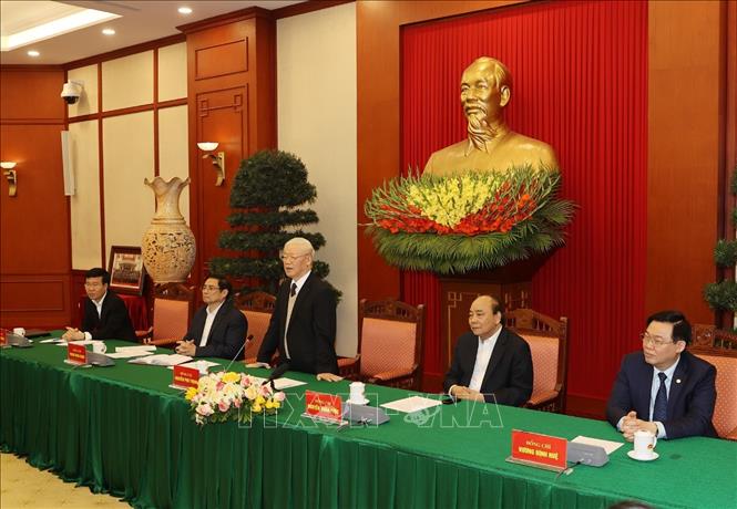 Gặp mặt thân mật các đồng chí nguyên Ủy viên Bộ Chính trị, Ban Bí thư và nguyên Ủy viên Trung ương Đảng khóa XII