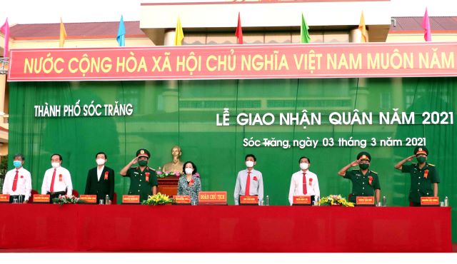 Sóc Trăng hoàn thành 100 chỉ tiêu giao nhận quân năm 2021