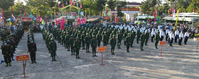 Kiên Giang Công tác giao nhận quân đảm bảo chất lượng, số lượng