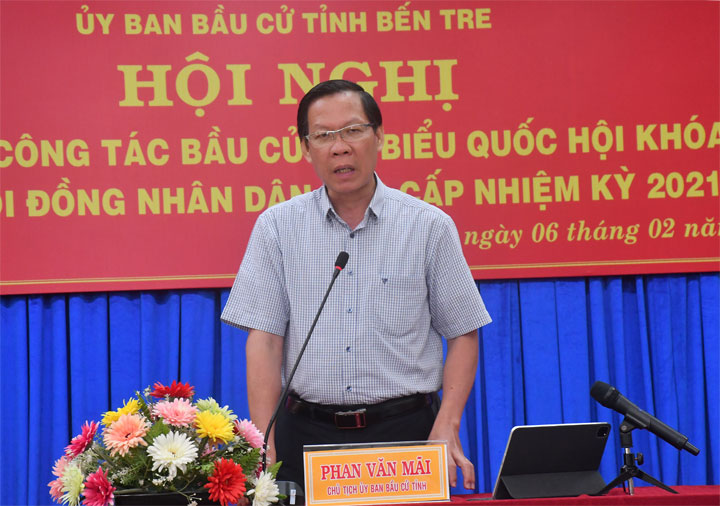 Bến Tre Tập trung công tác bầu cử đại biểu Quốc hội và HĐND các cấp