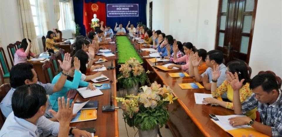 Cà Mau 100 cử tri tín nhiệm cao người được giới thiệu ứng cử