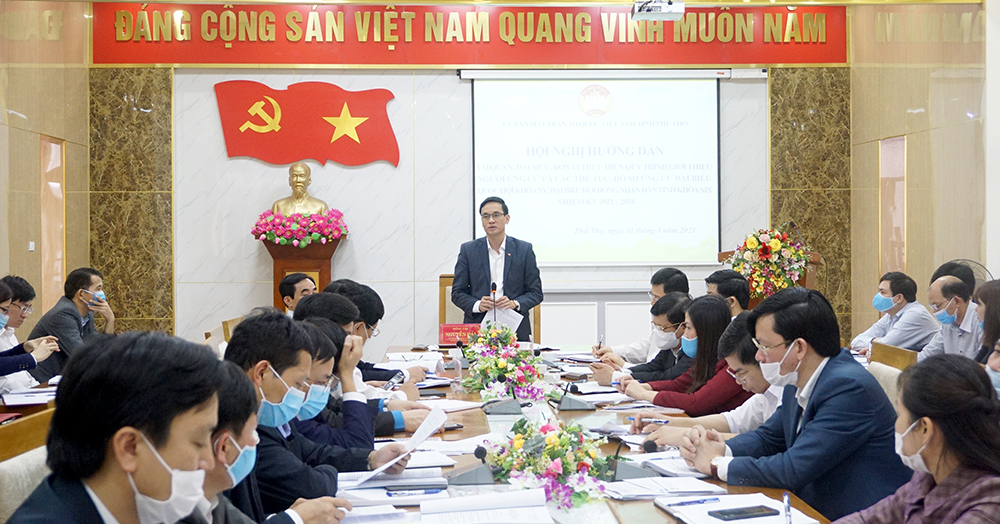Phú Thọ Hướng dẫn giới thiệu người ứng cử và thủ tục, hồ sơ ứng cử ĐBQH, HĐND tỉnh