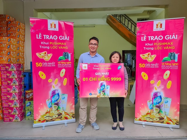 Hàng trăm triệu đồng được trao trong chương trình “Khui Pushmax - Trúng Lộc vàng”