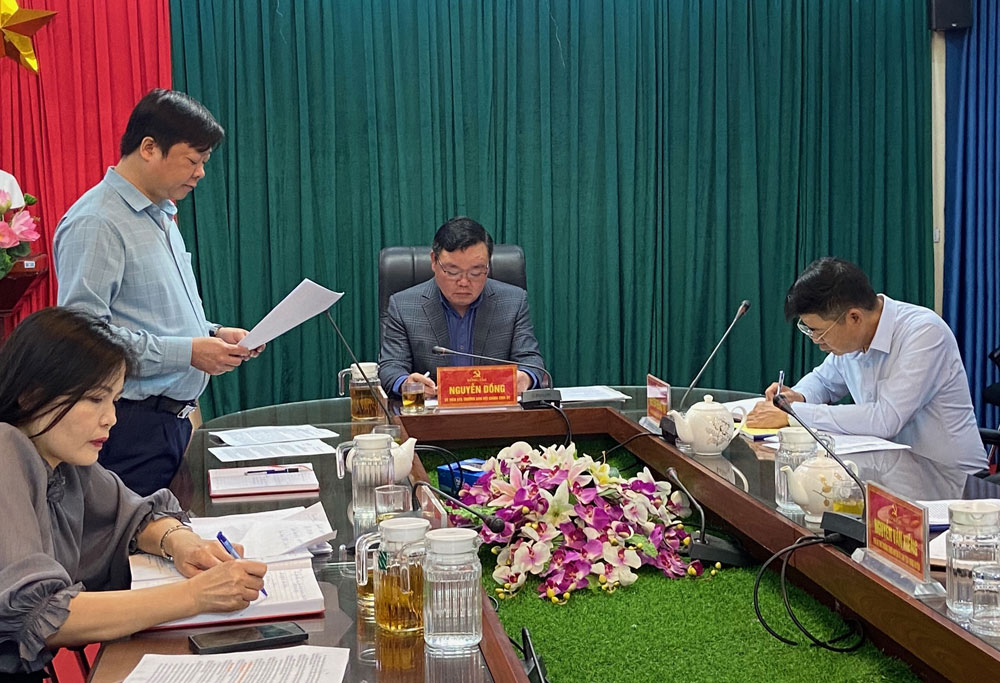 Hòa Bình Kiểm tra công tác bầu cử đại biểu Quốc hội khóa XV và đại biểu Hội đồng nhân dân các cấp nhiệm kỳ 2021 - 2026