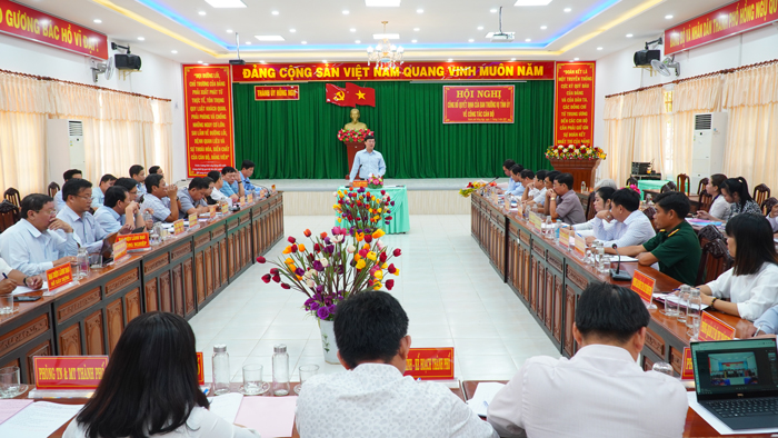 Xây dựng chương trình, kế hoạch phát triển thành phố Hồng Ngự