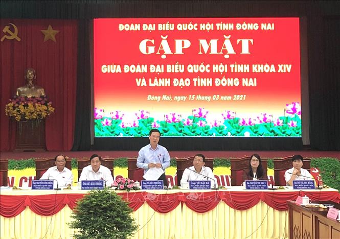 Gặp mặt giữa Đoàn đại biểu Quốc hội và lãnh đạo tỉnh Đồng Nai