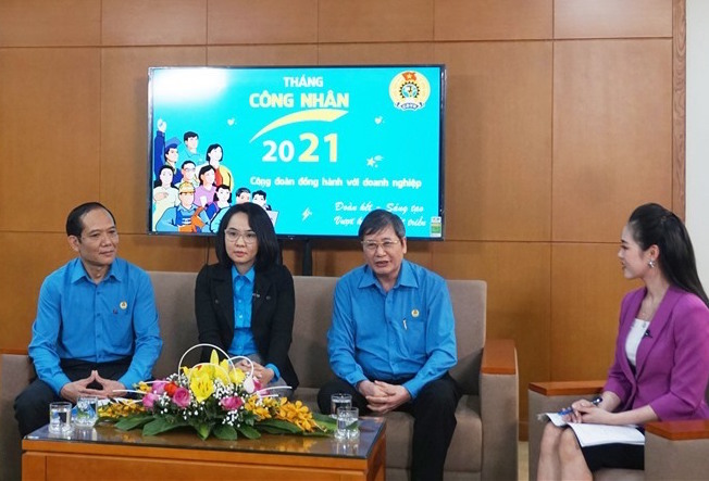 Thực hiện 4 hoạt động trọng tâm trong Tháng Công nhân 2021