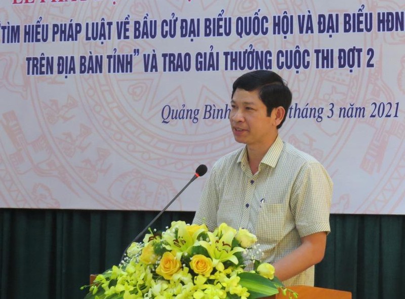 Quảng Bình phát động cuộc thi trực tuyến tìm hiểu pháp luật bầu cử ĐBQH và HĐND các cấp