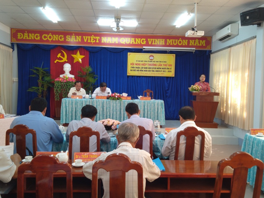 Cà Mau lập danh sách ứng cử đại biểu Quốc hội, đại biểu HĐND