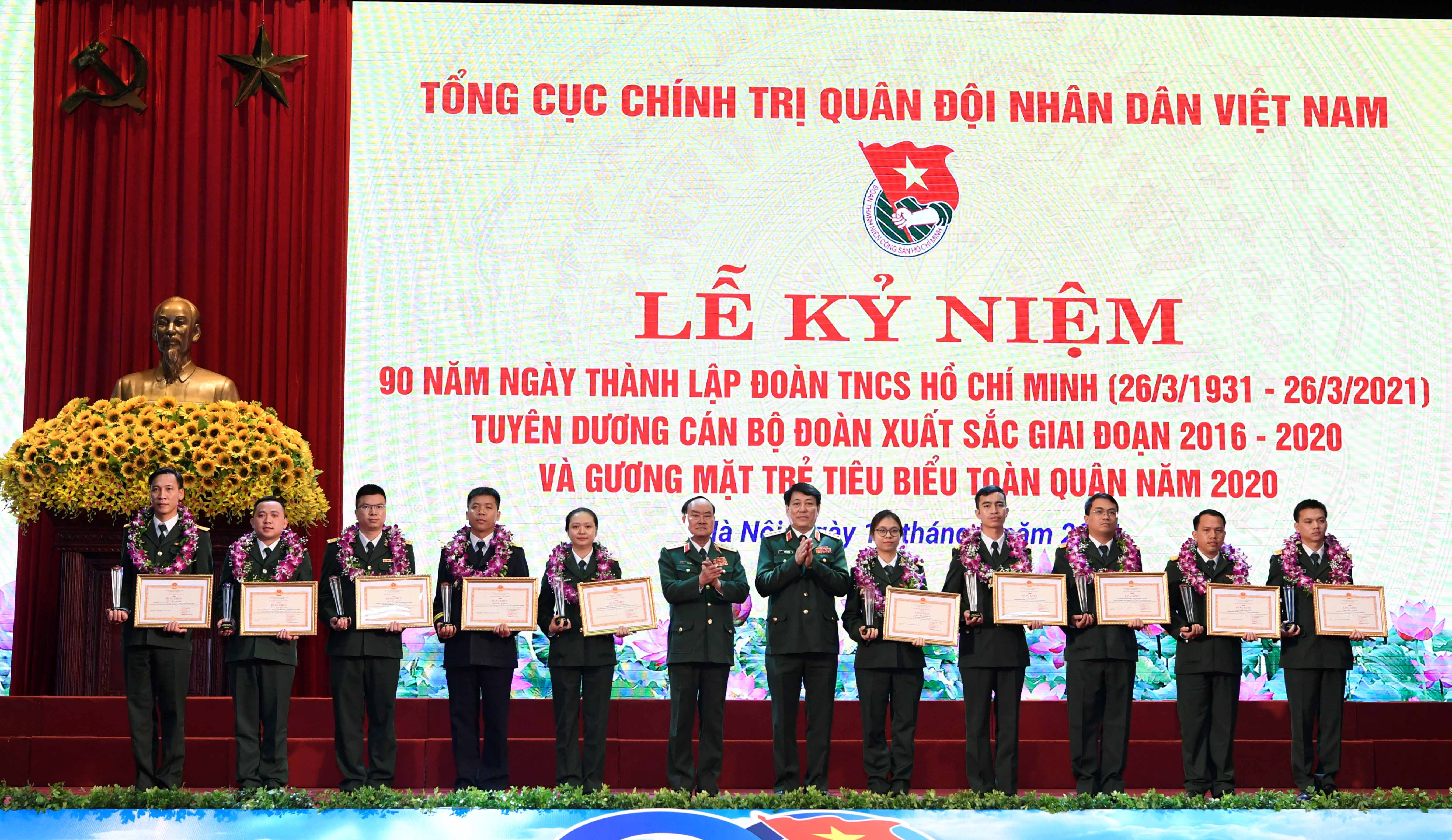 Tuyên dương cán bộ Đoàn xuất sắc và gương mặt trẻ tiêu biểu toàn quân năm 2020