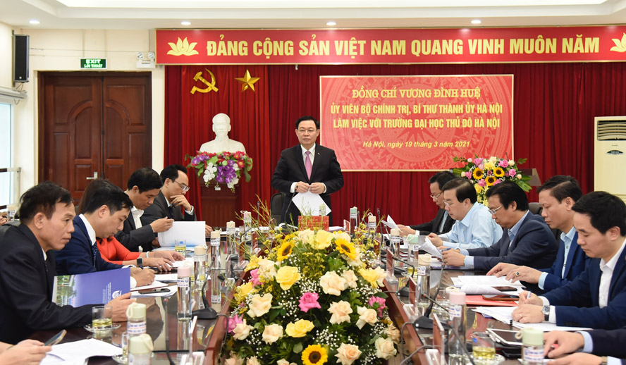 Tập trung tiềm năng, thế mạnh, đưa Đại học Thủ đô Hà Nội phát triển