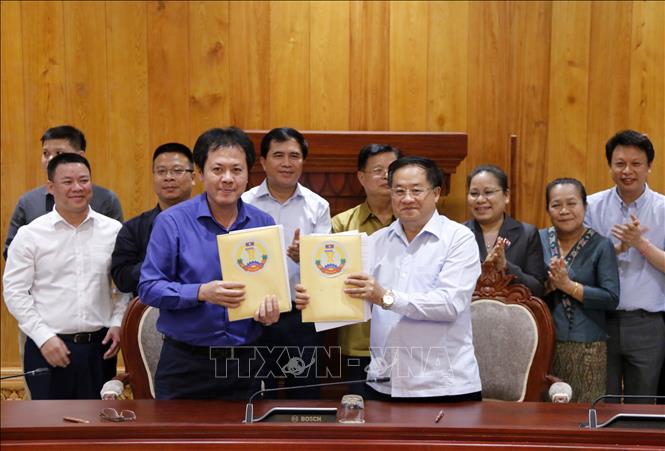 Việt Nam bàn giao công trình Nhà Quốc hội mới phục vụ Kỳ họp thứ nhất Quốc hội Lào Khoá IX