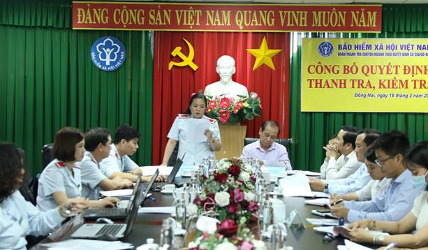 Thanh tra chuyên ngành đóng BHXH, BHTN, BHYT trên địa bàn tỉnh Đồng Nai